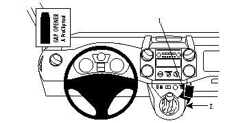 Citroen Berlingo Family 08-15, Vinklad, Låg, Manuell i gruppen Bilstereo / Hvad passer i min bil / Citroën / Berlingo / Berlingo 2008-2018 hos BRL (240854210)
