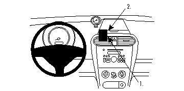 ProClip Monteringsbygel Opel Agila 08-15/Suzuki Splash 08-14, Centrerad i gruppen Bilstereo / Hvad passer i min bil / Opel / Agila / Agila 2007- hos BRL Electronics (240854220)