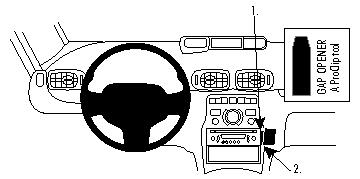 Brodit ProClip, Citroen C3 Picasso 09-18 i gruppen Bilstereo / Hvad passer i min bil / Citroën / C3 / C3 2017-2023 hos BRL (240854294)