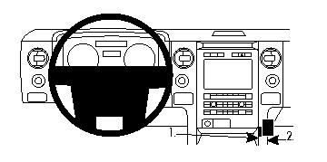 Ford F-Series 150 09-14, Vinklad, Golv-växellåda i gruppen Bilstereo / Hvad passer i min bil / Ford / F150 / F150 2004-2008 hos BRL (240854308)