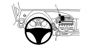 Honda Fit/Honda Jazz 09-14, Centrerad i gruppen Bilstereo / Hvad passer i min bil / Honda / Jazz / Jazz 2009-2015 hos BRL (240854319)