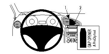 Brodit ProClip, Peugeot 5008 10-17 i gruppen Bilstereo / Hvad passer i min bil / Peugeot / Peugeot 5008 hos BRL (240854439)