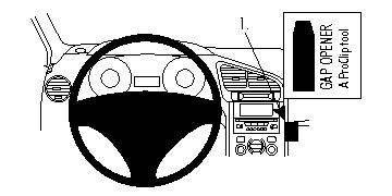 Brodit ProClip, Peugeot 5008 10-17 i gruppen Bilstereo / Hvad passer i min bil / Peugeot / Peugeot 5008 hos BRL (240854440)