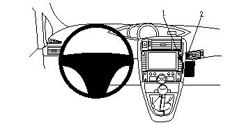 Brodit ProClip, Toyota Verso 09-19 i gruppen Bilstereo / Hvad passer i min bil / Toyota / Verso / Verso 2009-2018 hos BRL (240854451)