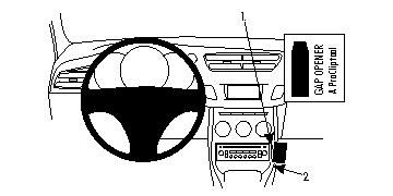 Citroen C3 10-15, Vinklad i gruppen Bilstereo / Hvad passer i min bil / Citroën / C3 / C3 2010-2016 hos BRL (240854454)
