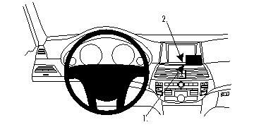 Honda Accord Coupé 08-12/Crosstour 10-12, Centrerad, Höger i gruppen Bilstereo / Hvad passer i min bil / Honda / Accord / Accord 2009-2015 hos BRL (240854592)