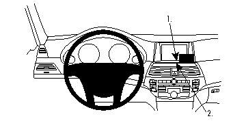 Honda Accord Coupé 08-12/Crosstour 10-12, Vinklad i gruppen Bilstereo / Hvad passer i min bil / Honda / Accord / Accord 2009-2015 hos BRL (240854600)