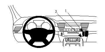 ProClip Monteringsbygel Audi A8 11-15, Vinklad i gruppen Bilstereo / Hvad passer i min bil / Audi / Audi A8 / Audi A8 2004- hos BRL Electronics (240854606)