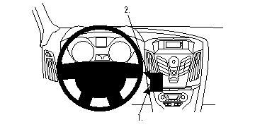 Ford Focus 11-15, Centrerad i gruppen Bilstereo / Hvad passer i min bil / Ford / Focus / Focus 2011-2018 hos BRL (240854619)