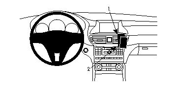 Brodit ProClip, Mercedes Benz CLS-Class 11-18 i gruppen Bilstereo / Hvad passer i min bil / Mercedes / CLS hos BRL (240854632)