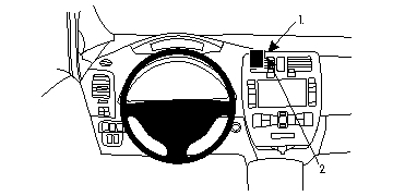 Brodit ProClip, Nissan Leaf 11-17 i gruppen Bilstereo / Hvad passer i min bil / Nissan / Leaf / Leaf 2011-2017 hos BRL (240854706)
