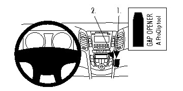 Brodit ProClip, Hyundai i30 12-16 i gruppen Bilstereo / Hvad passer i min bil / Hyundai / i30 / i30 2013-2017 hos BRL (240854755)