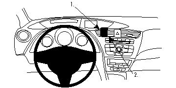 ProClip Monteringsbygel Honda Civic 12-15, Centrerad i gruppen Bilstereo / Hvad passer i min bil / Fiat / Ulysse hos BRL Electronics (240854757)