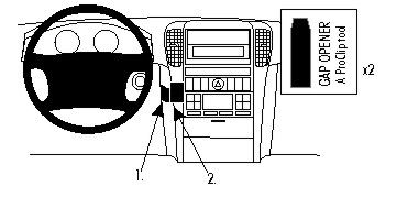 Kia Sorento 02-07, Centrerad i gruppen Bilstereo / Hvad passer i min bil / Kia / Sorento / Sorento 2002-2006 hos BRL (240854759)