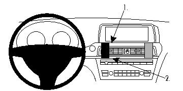 ProClip Monteringsbygel BMW 6-serie F12, F13 12-15, Centrerad i gruppen Bilstereo / Hvad passer i min bil / BMW / BMW 6-serie / BMW E63 2004-2011 hos BRL Electronics (240854781)