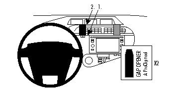 ProClip Monteringsbygel Toyota Prius c 12-15, Centrerad i gruppen Bilstereo / Hvad passer i min bil / Toyota / Prius / Prius 2010-2015 hos BRL Electronics (240854784)