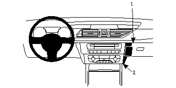 Brodit ProClip, Audi A7 11-17 i gruppen Bilstereo / Hvad passer i min bil / Audi / Audi A7 / Audi A7 2010- hos BRL (240854786)