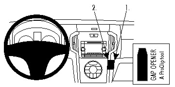 Brodit ProClip, Isuzu D-Max 12-20 i gruppen Bilstereo / Hvad passer i min bil / Isuzu hos BRL (240854799)