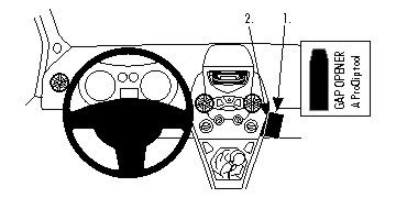 Ford Ka 09-15, Vinklad i gruppen Bilstereo / Hvad passer i min bil / Ford / Ka / Ka 2009-2016 hos BRL (240854808)