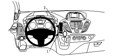 Ford Transit 14-15, Centrerad i gruppen Bilstereo / Hvad passer i min bil / Ford / Transit / Transit 2014-2019 hos BRL (240854857)