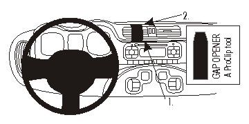 ProClip Monteringsbygel Fiat Panda 13-15, Centrerad i gruppen Bilstereo / Hvad passer i min bil / Fiat / Panda hos BRL (240854880)