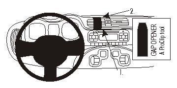 ProClip Monteringsbygel Fiat Panda 13-15, Centrerad i gruppen Bilstereo / Hvad passer i min bil / Fiat / Panda hos BRL Electronics (240854880)