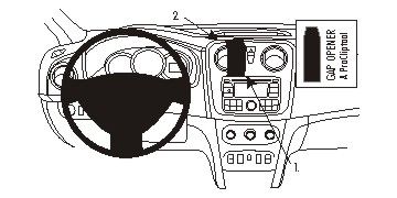 ProClip Monteringsbygel Dacia Lodgy 13-14, Centrerad i gruppen Bilstereo / Hvad passer i min bil / Dacia hos BRL Electronics (240854899)