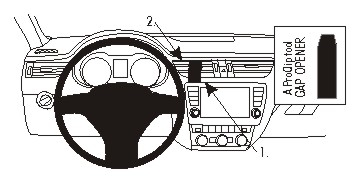Brodit ProClip, Seat/Skoda i gruppen Bilstereo / Hvad passer i min bil / Skoda / Skoda Rapid / Skoda Rapid 2012-2017 hos BRL (240854901)