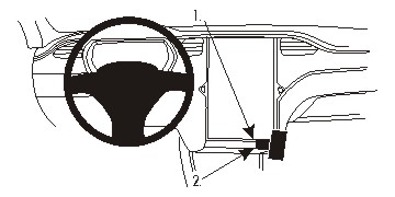 Brodit ProClip, Tesla Model S/X 13-20 i gruppen Bilstereo / Hvad passer i min bil / Tesla / Model X hos BRL (240854922)