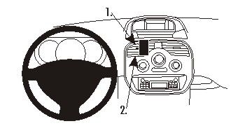 ProClip Monteringsbygel Renault Kangoo 13-15, Centrerad i gruppen Bilstereo / Hvad passer i min bil / Renault / Kangoo hos BRL Electronics (240854939)