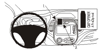 Brodit ProClip, Renault Captur 14-17 i gruppen Bilstereo / Hvad passer i min bil / Renault / Captur / Captur 2013-2019 hos BRL (240854941)