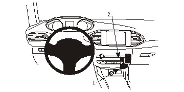 Brodit ProClip, Peugeot 308 14-21 i gruppen Bilstereo / Hvad passer i min bil / Peugeot / Peugeot 308 / Peugeot 308 2014-2021 hos BRL (240854952)