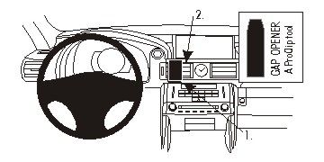 ProClip Monteringsbygel Lexus IS Serie 14-15, Centrerad i gruppen Bilstereo / Hvad passer i min bil / Lexus hos BRL Electronics (240854960)