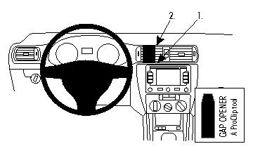 Brodit ProClip, Volkswagen Jetta 11-18 i gruppen Bilstereo / Hvad passer i min bil / Volkswagen / Jetta / Jetta/Vento 2010-2015 hos BRL (240855306)