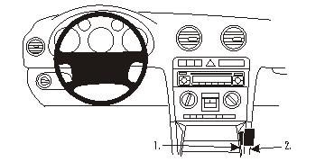 ProClip Monteringsbygel Audi A3 03-12 i gruppen Bilstereo / Hvad passer i min bil / Audi / Audi A3 / Audi A3 2004-2013 hos BRL Electronics (240A30312)