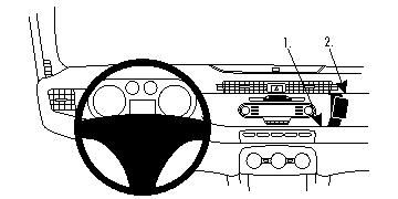 ProClip Monteringsbygel Alfa Romeo Giulietta 10-15 i gruppen Bilstereo / Hvad passer i min bil / Alfa Romeo hos BRL Electronics (240ALFGIU10PROC)
