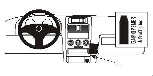ProClip Monteringsbygel Opel Astra 98-03 i gruppen Bilstereo / Hvad passer i min bil / Opel / Astra / Astra 1998-2004 hos BRL (240ASTRA98PROCL)