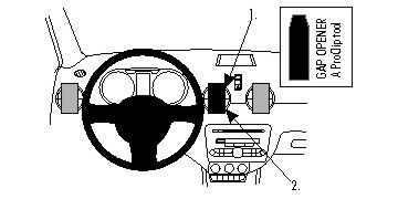 ProClip Monteringsbygel Audi A1 11-15 i gruppen Bilstereo / Hvad passer i min bil / Audi / Audi A1 / Audi A1 2009- hos BRL Electronics (240AUDIA1PROCLIP)