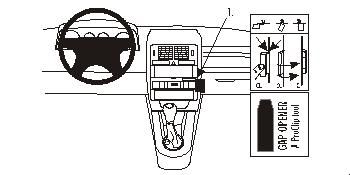 ProClip Monteringsbygel Audi A2 01-05 i gruppen Bilstereo / Hvad passer i min bil / Audi / Audi A2 / Audi A2 2000-2005 hos BRL Electronics (240AUDIA2PROCLIP)