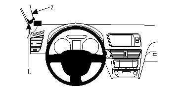 ProClip Monteringsbygel Audi Q5 09-15 i gruppen Bilstereo / Hvad passer i min bil / Audi / Audi Q5 / Audi Q5 2008-2017 hos BRL Electronics (240AUQ5PROCLIP)