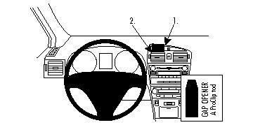 ProClip Monteringsbygel Toyota Avensis 09-15 i gruppen Bilstereo / Hvad passer i min bil / Toyota / Avensis / Avensis 2009-2018 hos BRL Electronics (240AVENS09PROCL)