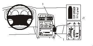 ProClip Monteringsbygel Toyota Avensis 98-02 i gruppen Bilstereo / Hvad passer i min bil / Toyota / Avensis / Avensis 1997-2003 hos BRL Electronics (240AVENS98PROCL)