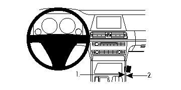 ProClip Monteringsbygel BMW 730-750 F01, F02 09-15 i gruppen Bilstereo / Hvad passer i min bil / BMW / BMW 7-serie / BMW E65 2001-2007 hos BRL Electronics (240BMW73009PROC)