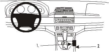 ProClip Monteringsbygel BMW X5 00-06 i gruppen Bilstereo / Hvad passer i min bil / BMW / BMW X5 / BMW X5 2000-2006 hos BRL Electronics (240BMWX500PROC)