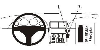 ProClip Monteringsbygel BMW Z3 96-02 i gruppen Bilstereo / Hvad passer i min bil / BMW / BMW Z3 / BMW Z3 1996-2002 hos BRL Electronics (240BMWZ396PROC)