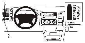 ProClip Monteringsbygel Chevrolet Avalanche 03-06 i gruppen Bilstereo / Hvad passer i min bil / Chevrolet hos BRL (240CHEAVA03PROC)
