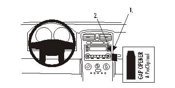 ProClip Monteringsbygel Chevrolet Equinox 05-09 i gruppen  hos BRL (240CHEEQU05PROC)