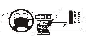 ProClip Monteringsbygel Chevrolet Trans Sport/Venture 97-05 i gruppen Bilstereo / Hvad passer i min bil / Chevrolet hos BRL (240CHETRAN97PROC)