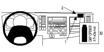 ProClip Monteringsbygel Chevrolet W-Serie 08-15 i gruppen Bilstereo / Hvad passer i min bil / Chevrolet hos BRL (240CHEWSE08PROC)