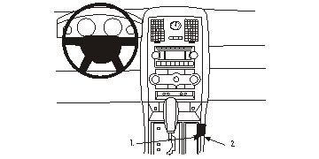 ProClip Monteringsbygel Chrysler 300C/Touring 05-10 i gruppen Bilstereo / Hvad passer i min bil / Chrysler hos BRL (240CHR300C05PROC)